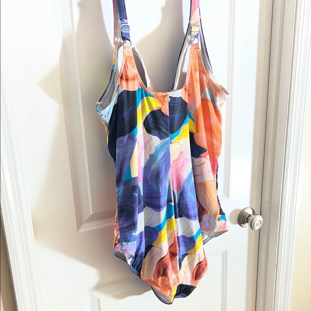 *Artesands* Premium: Colorful Swimsuit with Abstract Pattern - Picture 6 of 9